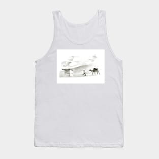 books in the desert Tank Top